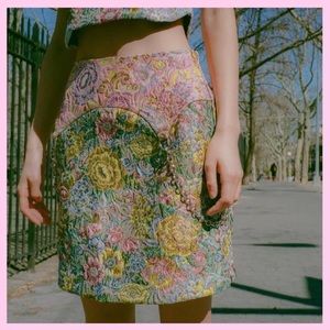 SANDY Liamg Chatham floral skirt